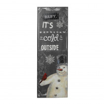 Gerson 48 in. H Chalkboard-Style Baby It's Cold Outside Wooden Wall Hanging