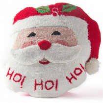 Glitzhome 15 in. H Hooked Pillow Santa