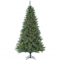 Fraser Hill Farm 12 ft. Pre-lit LED Canyon Pine Artificial Christmas Tree with 2150 Clear Lights
