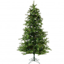 Fraser Hill Farm 10 ft. Pre-lit LED Southern Peace Pine Artificial Christmas Tree with 1150 Multi-Color String Lights