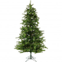 Fraser Hill Farm 9 ft. Pre-lit LED Southern Peace Pine Artificial Christmas Tree with 1100 Clear Lights