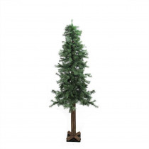 Northlight 6 ft. Traditional Mixed Green Woodland Alpine Artificial Christmas Tree