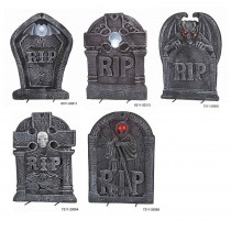 20 in. LED Tombstone Assortment (Set of 5)