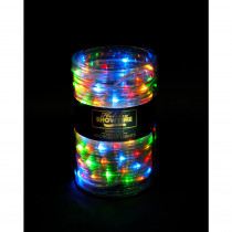 Holiday Showtime 26 ft. 100-Light LED Multi-Color Battery Operated Micro Dot Rope Light