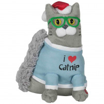 Home Accents Holiday 9.45. in. Animated Epic Christmas Catnip Kitties