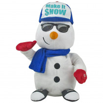 Home Accents Holiday 11.22 in. Tomten-Rapping Snowman