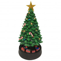 Home Accents Holiday 14 in. H Christmas Tree with LED Light