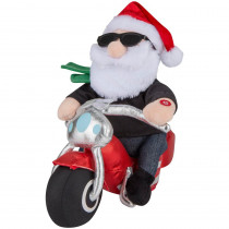 Home Accents Holiday 9.84 in. Ice Bikers-Santa