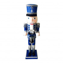 Home Accents Holiday 15 in. Glittered Nutcracker with Drum