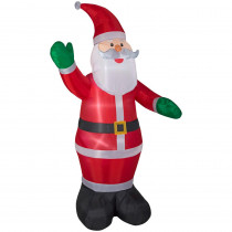 Home Accents Holiday 8.99 ft. Pre-lit LED Inflatable Santa Airblown