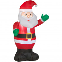 Home Accents Holiday 3.51 ft. Pre-lit Inflatable Santa Airblown