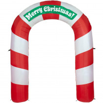 Home Accents Holiday 7.5 ft. H Inflatable Merry Christmas Archway