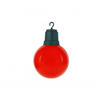 Home Accents Holiday 13 in. Light-Up Christmas Red Ornament