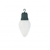Home Accents Holiday 13 in. Light-Up Christmas White Bulb