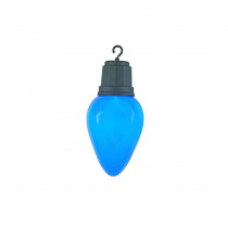 Home Accents Holiday 13 in. Light-Up Christmas Blue Bulb