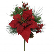 Home Accents Holiday 16 in. Floral Pick
