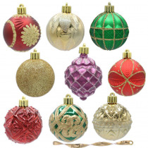 Home Accents Holiday Warm Tidings 60 mm Assorted Ornament Set (101-Count)