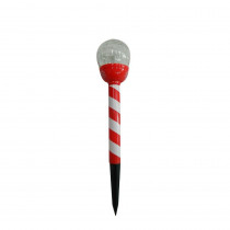 Home Accents Holiday Solar Crackled Ball Stake Light