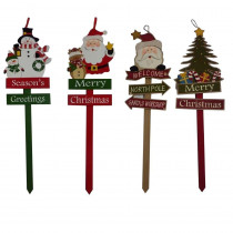 Home Accents Holiday 36 in. Holiday Yard Stake (4 Assorted Styles)