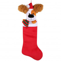 Home Accents Holiday 22 in. Animated Stocking Ear Flapping Dog