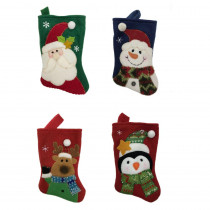 Home Accents Holiday 6.25 in. H Christmas Mini Stocking
