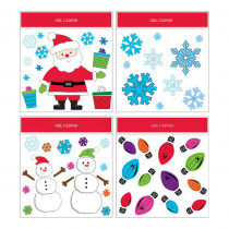 Home Accents Holiday 11 in. Christmas Gel Cling