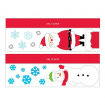 Home Accents Holiday 20 in. W x 7 in. H Christmas Gel Cling