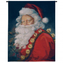 Home Accents Holiday 44 in. St. Nick Wall Tapestry