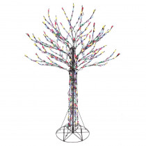 Home Accents Holiday 6 ft. LED Deciduous Tree Sculpture with Multi-Color Lights