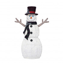 Home Accents Holiday 72 in. Christmas Warm White LED Snowman