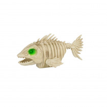 Home Accents Holiday 4 in. Animated Swimming Piranha with LED Illuminated Eyes