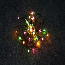 Home Accents Holiday Halloween 9 ft. Lighted Length with 36-Light LED Multi Ultra Wire (6-Pack)