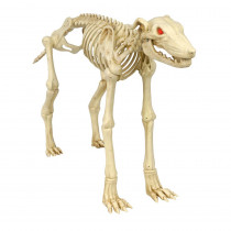 Home Accents Holiday 26 in. Animated Skeleton Greyhound with LED Illuminated Eyes