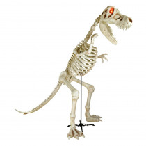 Home Accents Holiday 9 ft. Standing Skeleton T-Rex Dinosaur with LED Illuminated Eyes