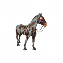 Home Accents Holiday 72 in. Zombie Horse with LED Eyes