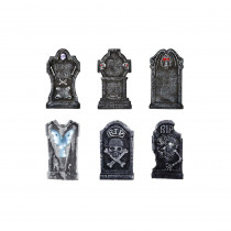 Home Accents Holiday 36 in. Styrofoam Tombstone Assortment with LED Illumination