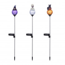 Home Accents Holiday 33.25 in. Solar LED Halloween Light Stake