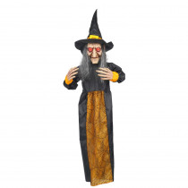 Home Accents Holiday 48 in. Hanging Witch with LED Illumination