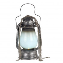 Home Accents Holiday 15 in. Graveyard Lantern with White LED Illumination