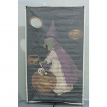 Home Accents Holiday 72.75 in. Halloween Photo Banner with Witch Design