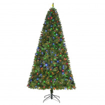 Home Accents Holiday 9 ft. Pre-Lit LED Wesley Spruce Artificial Christmas Tree with 650 Color Changing Lights
