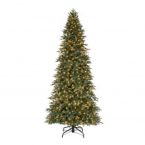 Home Accents Holiday 10 ft. Pre-Lit LED Meadow Fir Quick Set Artificial Christmas Tree with 900 Warm White Lights