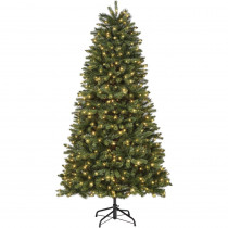 Home Accents Holiday 7.5 ft. Pre-Lit LED Townsend Fir Color Changing 9-Function Artificial Christmas Tree with 1000 Micro Dot Lights