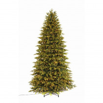 Home Accents Holiday 9 ft. Pre-Lit LED Aspen Fir Quick Set Artificial Christmas Tree with 3500 Warm White Micro Dot Lights
