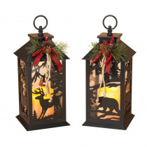 12 in. Battery Operated Lanterns (Set of 2)
