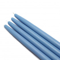 Zest Candle 10 in. Light Blue Taper Candles (12-Set)