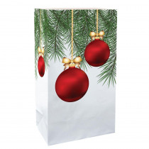 Lumabase 11 in. Christmas Ornaments Luminaria Bags (Count of 24)