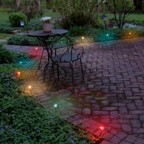 Lumabase Multicolor Electric Pathway Lights String (Set of 10)
