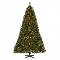 Martha Stewart Living 7.5 ft. Pre-Lit LED Alexander Pine Artificial Christmas Tree with 550 Warm White Lights
