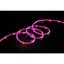 Meilo 16 ft. Pink All Occasion Indoor Outdoor LED 1/4 in. Mini Rope Light 360° Directional Shine Decoration